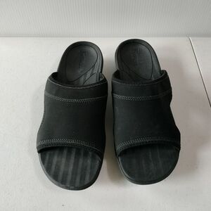 Powerstep Fusion Mens Black Orthotic Arch Support Slip On Slides 11 Recovery